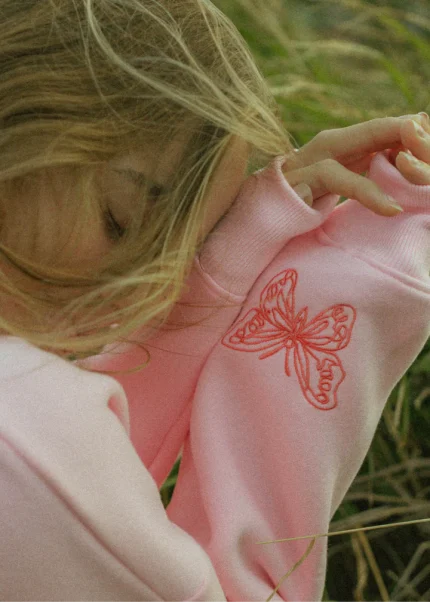 To Live For the Hope of it All" Hoodie in Pink
