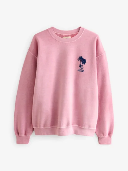 Buy Pink Palm Sweatshirt