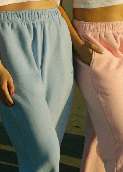 "Puff" Sweatpants in Blue