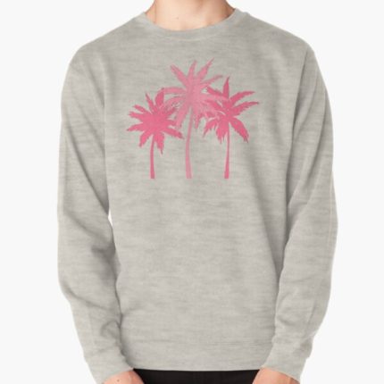 Pink Palm Trees Sweatshirts