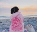 Pink Palm Puff Hoodie