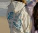 Girls' Pink Palm Puff Hoodie